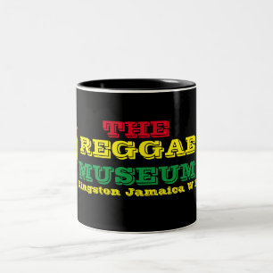 Taza Bicolor EL REGGAE MUSUEM OFICIAL Mug, 15 oz Cof de dos ton