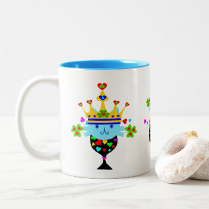 Taza Bicolor El Rey ☘ Clásico