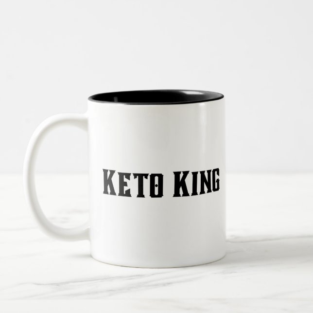 Taza Bicolor El rey Keto (Izquierda)