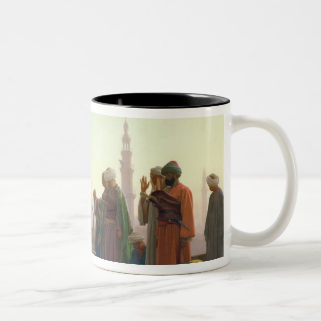 Taza Bicolor El rezo, 1865 (Derecha)