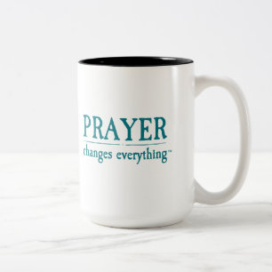 Taza Bicolor El rezo cambia todo