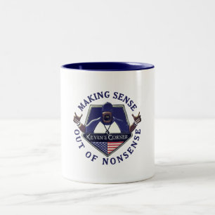 Taza Bicolor El rincón de Kevin teniendo sentido por tonterías