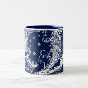 Taza Bicolor El rubaiyat de la creación de Omar Khayyam