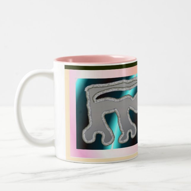 Taza Bicolor El Salamandar inquisitivo (Izquierda)