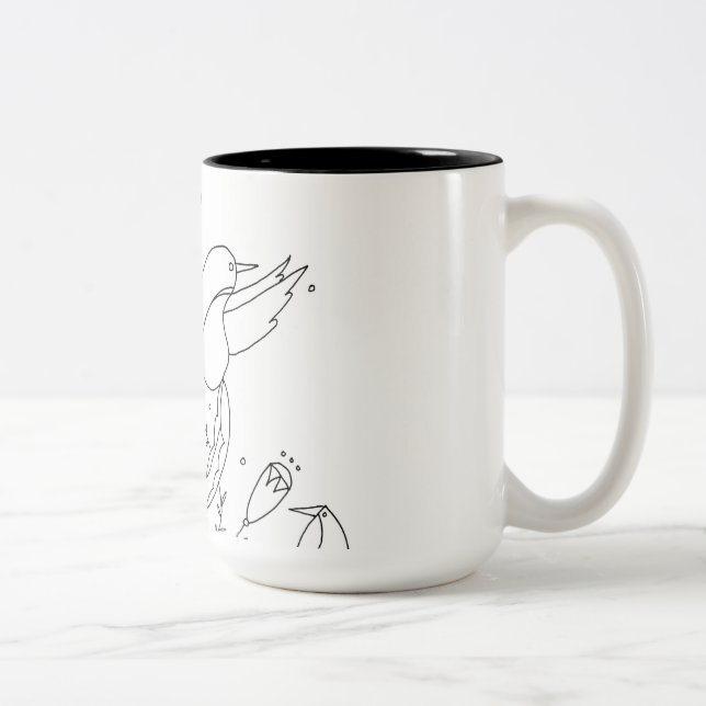 Taza Bicolor El saltamontes - Sarah Fielke Bom 2018 (Derecha)