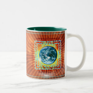 Taza Bicolor El Sat Cit Ananda Mug