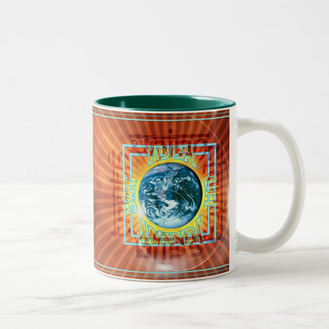 Taza Bicolor El Sat Cit Ananda Mug (Derecha)