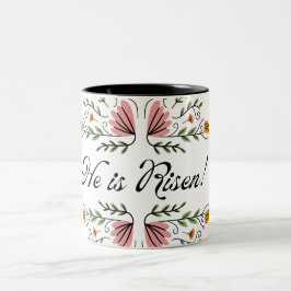 Taza Bicolor Él se levanta Pascua