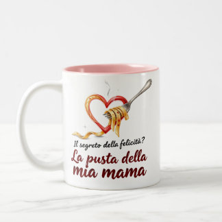 Taza Bicolor El Secreto De La Felicidad Pasta Mama