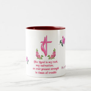 Taza Bicolor El Señor es mi piedra