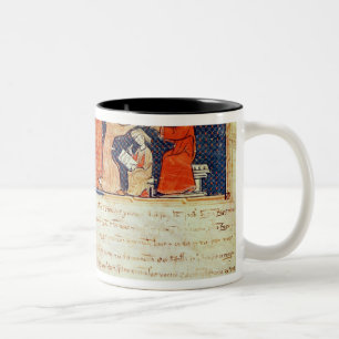Taza Bicolor El señor feudal que predica su sermón