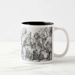 Taza Bicolor El Sparring, 1817