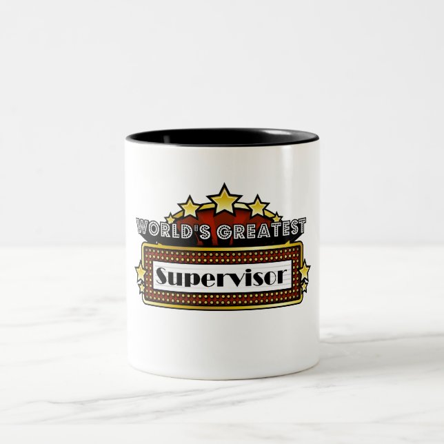 Taza Bicolor El supervisor más grande del mundo (Centro)