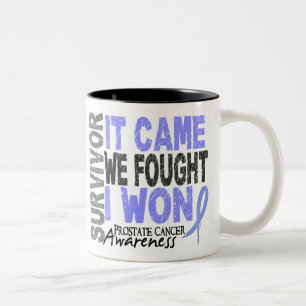Taza Bicolor El superviviente del cáncer de próstata que vino