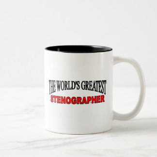 Taza Bicolor El taquígrafo más grande del mundo