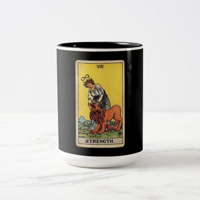 Taza Bicolor El Tarot de la Fuerza (Centro)