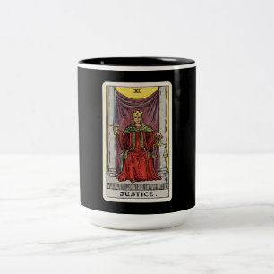 Taza Bicolor El Tarot de la Justicia