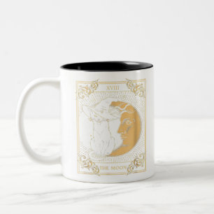 Taza Bicolor El tarot de la luna XVII inspiró al Gorra de bruja