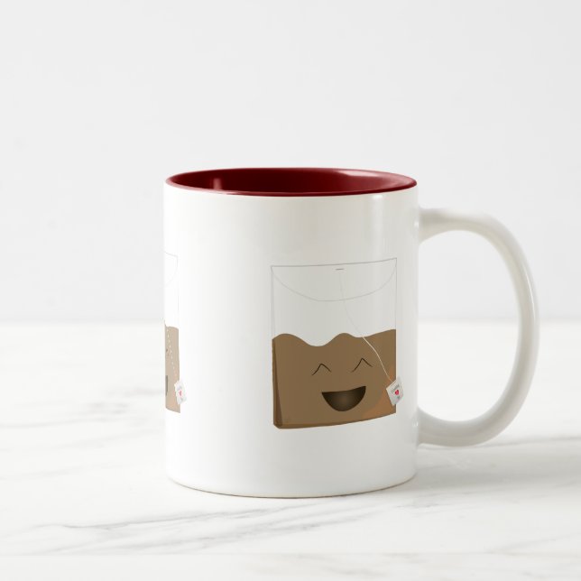 Taza Bicolor El té es mi bolso (Derecha)