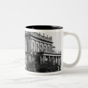 Taza Bicolor El teatro en Hannover, c.1910