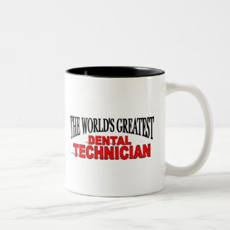 Taza Bicolor El técnico dental más grande del mundo