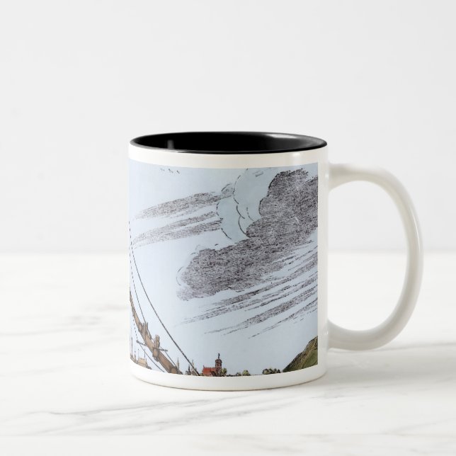 Taza Bicolor El telescopio astronómico grande (Derecha)