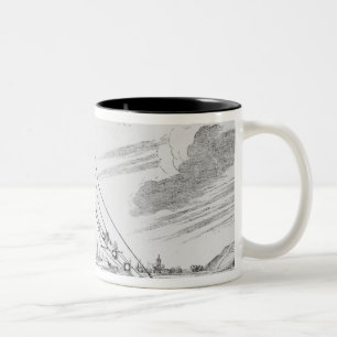 Taza Bicolor El telescopio astronómico grande