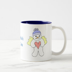 Taza Bicolor El trabajo de un ángel nunca está hecho