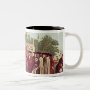 Taza Bicolor El tratado de William Penn con los indios en 1683