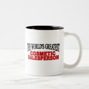 Taza Bicolor El vendedor cosmético más grande del mundo