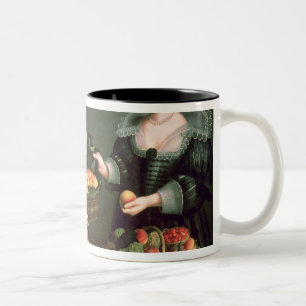 Taza Bicolor El vendedor de la fruta y verdura