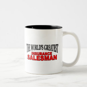 Taza Bicolor El vendedor del seguro más grande del mundo