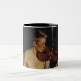 Taza Bicolor El violinista (músico masculino) (de Pekka Halonen