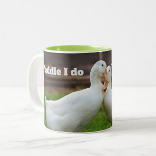 Taza Bicolor El Waddle I hace patos divertidos
