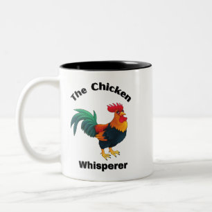 Taza Bicolor El Whisperer de Pollo.