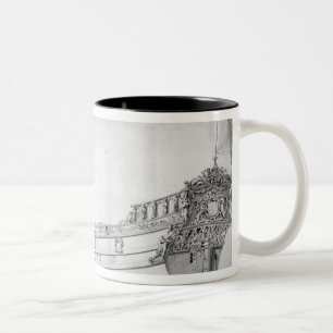 Taza Bicolor El yate real 'Mary