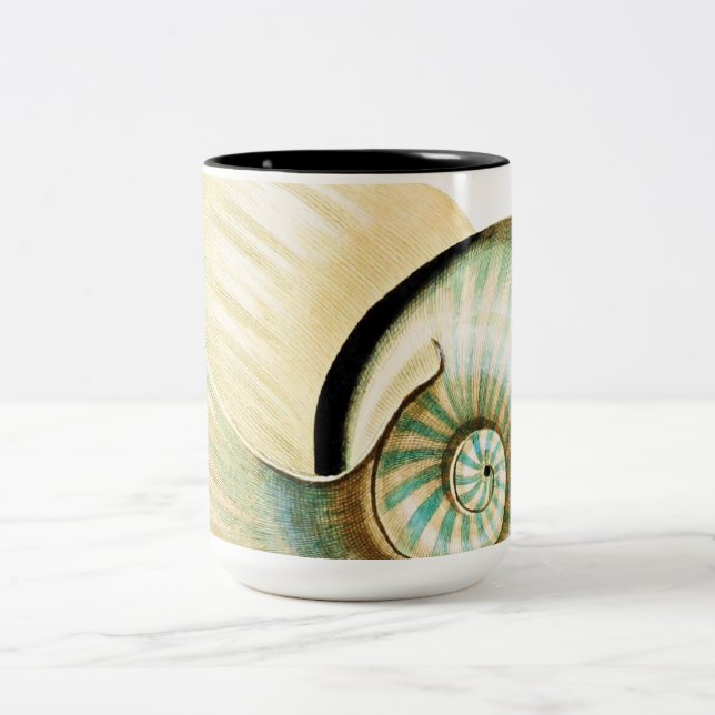 Taza Bicolor El zen inspiró tema de la playa (Centro)