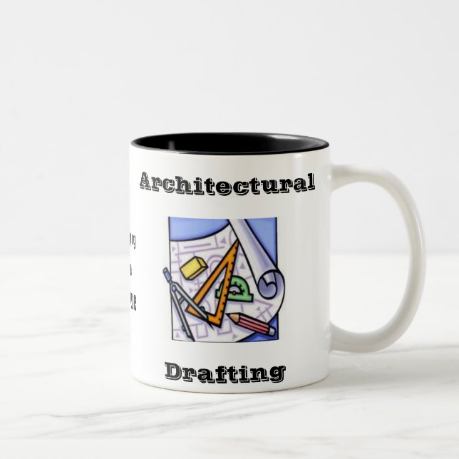 Taza Bicolor Elaboración arquitectónica (Derecha)