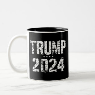 Taza Bicolor Elección Mantenga América Grande Trump 2024 