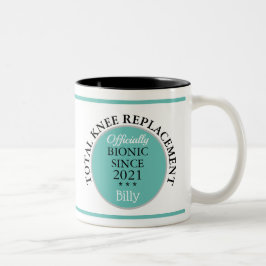 Taza Bicolor ¡Elección superior! Personalizado Bionic Knee Mug