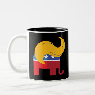 Taza Bicolor Elecciones Presidenciales Trump 2024 