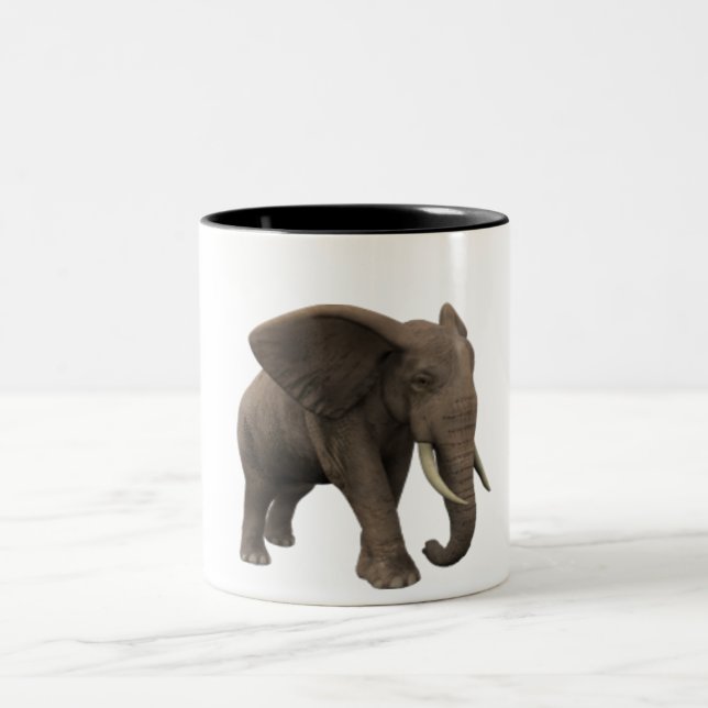 TAZA BICOLOR ELEFANTE (Centro)
