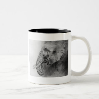 Taza Bicolor elefante
