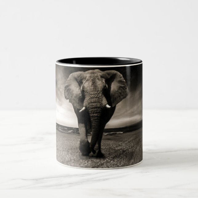Taza Bicolor Elefante a la carrera (Centro)