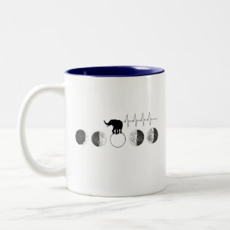 Taza Bicolor Elefante caminando por el latido del corazón de la