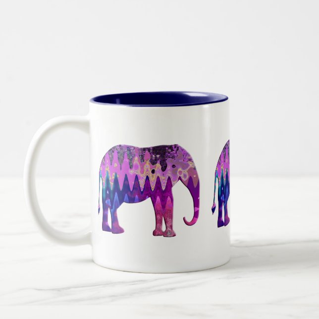 Taza Bicolor Elefante de Digitaces (Izquierda)