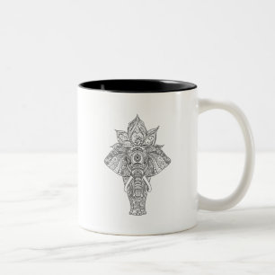 Taza Bicolor Elefante inspirado