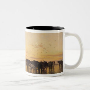 Taza Bicolor Elefantes africanos