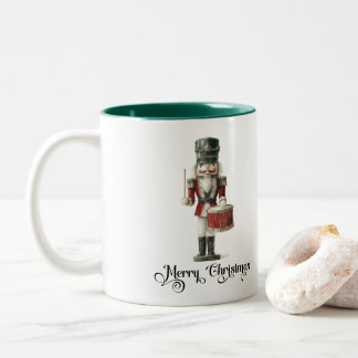 Taza Bicolor Elegant Watercolor Nutcracker Christmas