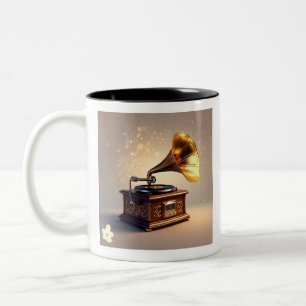 Taza Bicolor "Elegante audio pasado"